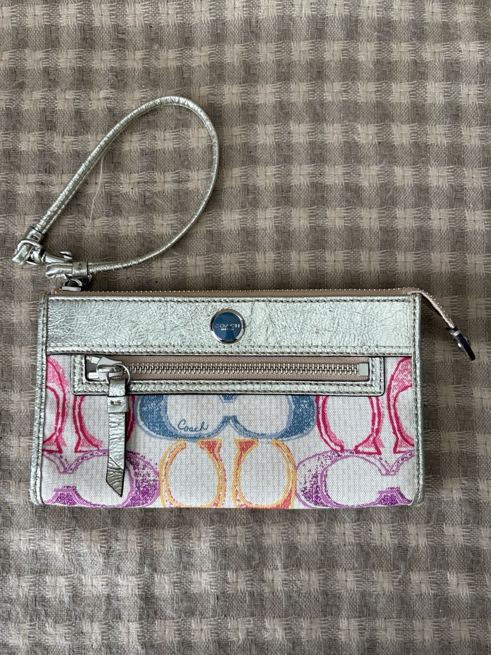 VINTAGE Y2K COACH POPPY DREAM C MULTICOLOR WRISTLET